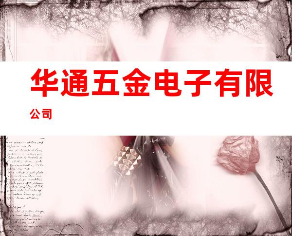华通五金电子有限公司