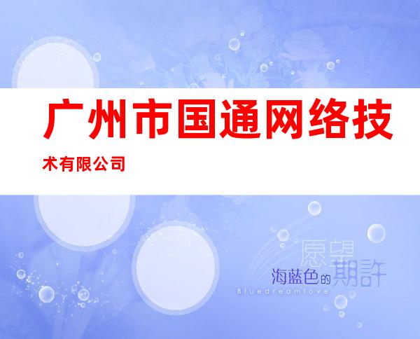 广州市国通网络技术有限公司